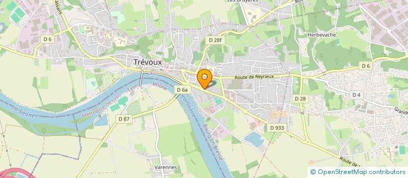 localisation de l'entreprise MI POWER à TREVOUX