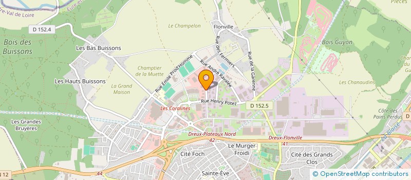 localisation de l'entreprise MI.RA.PE à DREUX