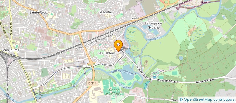 localisation de l'entreprise MI.RE.B MISSION DE REPARATEUR DE BRECHE  LE MANS