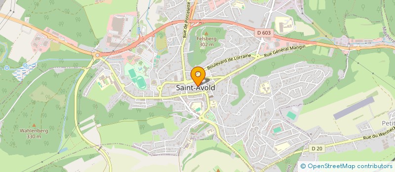 localisation de l'entreprise MI-RO  SAINT-AVOLD