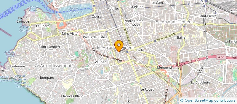 localisation de l'entreprise MI.RO INVEST à MARSEILLE