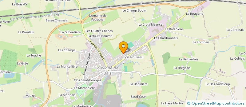 localisation de l'entreprise MI-TECH 35  LOUVIGNE-DE-BAIS