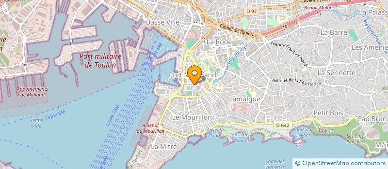 localisation de l'entreprise MI-VI  TOULON