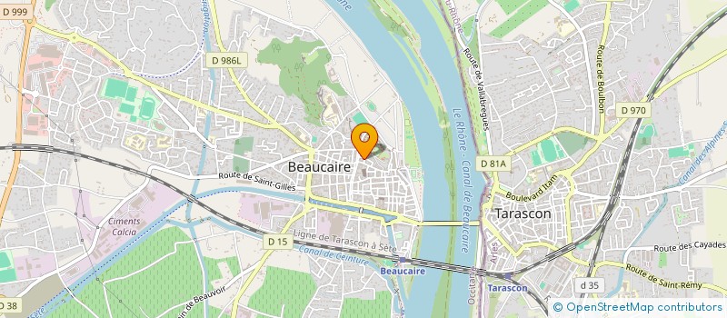 localisation de l'entreprise MI2 CONSTRUCTION à BEAUCAIRE