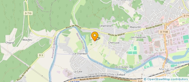 localisation de l'entreprise @MI24 à CHANCELADE