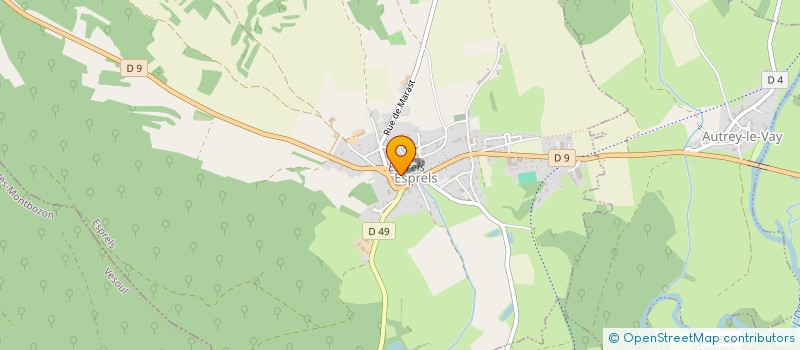 localisation de l'entreprise MI2G  ESPRELS