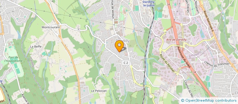 localisation de l'entreprise MI5  DARDILLY