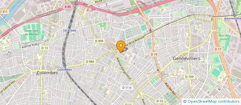 localisation de l'entreprise MIA 2  ASNIERES-SUR-SEINE