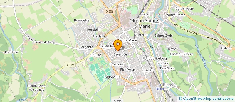 localisation de l'entreprise MIA  OLORON-SAINTE-MARIE