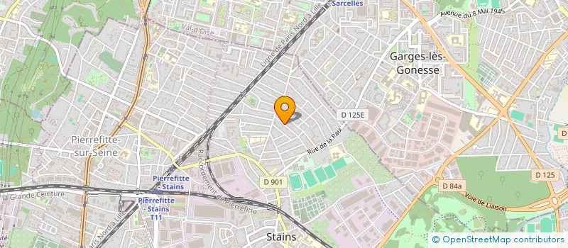 localisation de l'entreprise MIA à STAINS