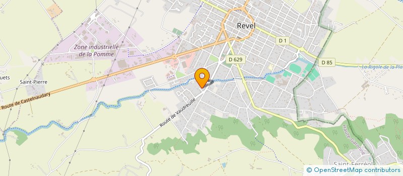 localisation de l'entreprise MIA  REVEL