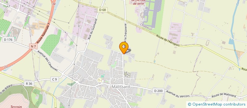 localisation de l'entreprise MIA  MALISSARD