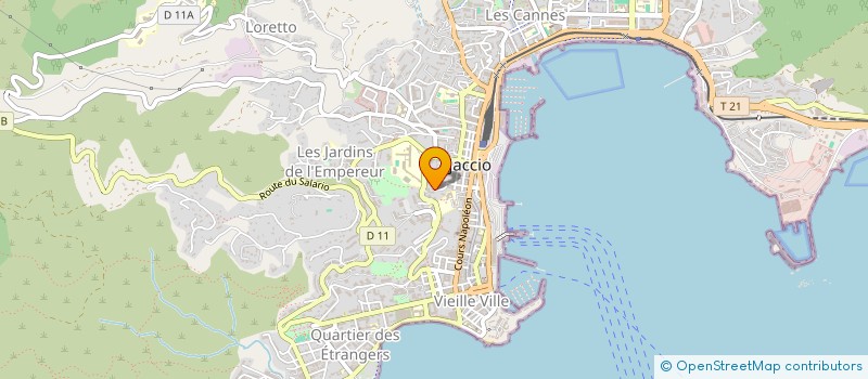 localisation de l'entreprise MIA à AJACCIO