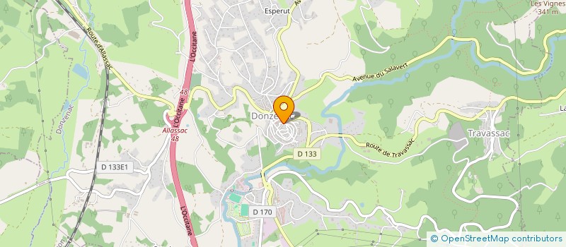 localisation de l'entreprise MIA BELLA  DONZENAC