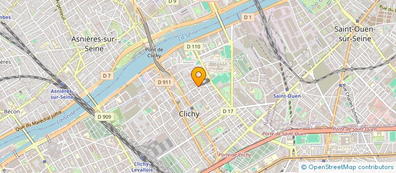 localisation de l'entreprise MIA CHAUFFEUR PRIVE à CLICHY
