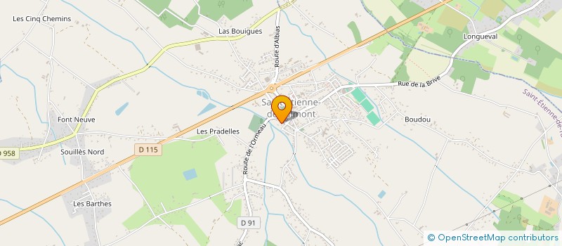 localisation de l'entreprise MIA EXPRESS  SAINT-ETIENNE-DE-TULMONT