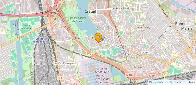 localisation de l'entreprise MIA FORMATION à CRETEIL