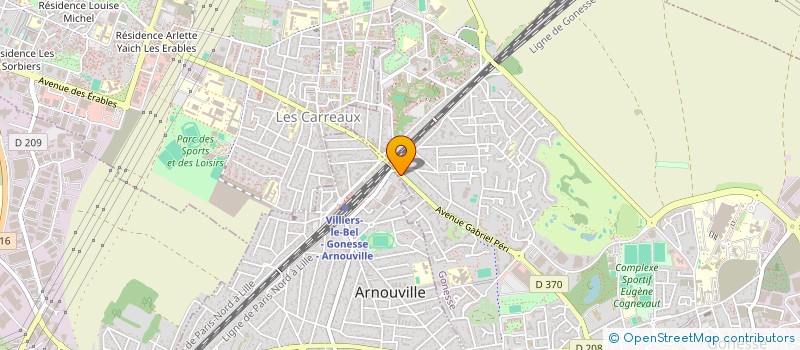 localisation de l'entreprise MIA FORMATION  GONESSE