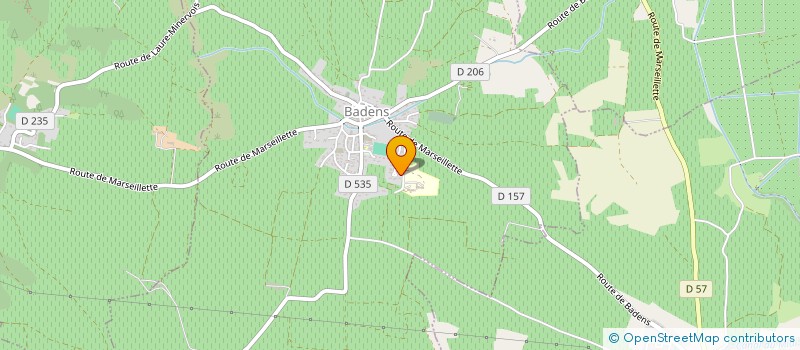 localisation de l'entreprise MIA FRANCE  BADENS