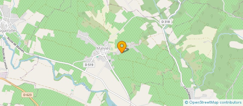 localisation de l'entreprise MIA GESTION  MALVIES