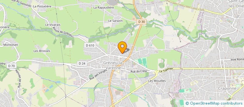 localisation de l'entreprise MIA HOLDING  GREZIEU-LA-VARENNE