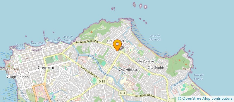 localisation de l'entreprise MIA IMMOBILIER  CAYENNE