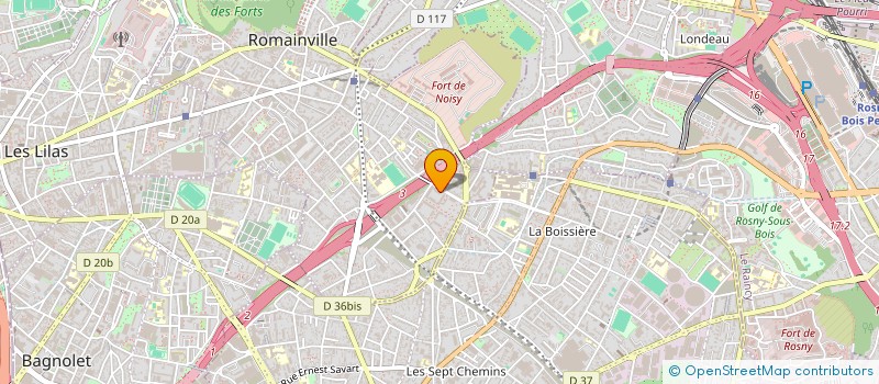 localisation de l'entreprise MIA-IT à ROMAINVILLE