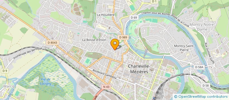 localisation de l'entreprise MIA NONNA  CHARLEVILLE-MEZIERES