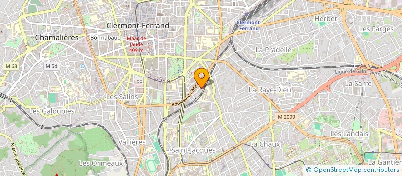 localisation de l'entreprise MIA PRODUCTIONS  CLERMONT-FERRAND