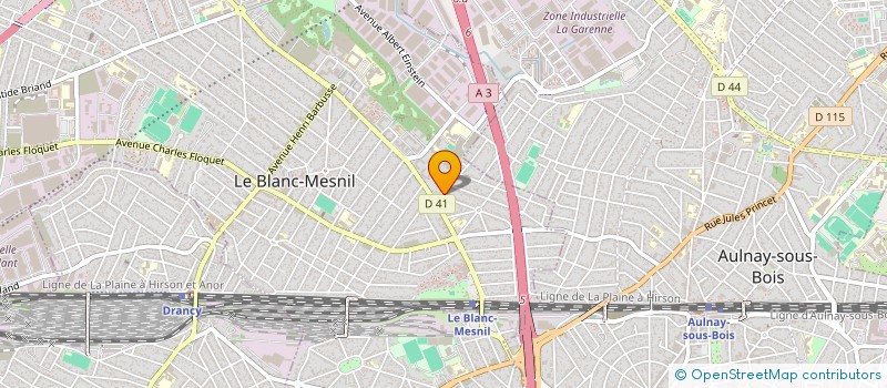 localisation de l'entreprise MIA RENOVATION à LE BLANC-MESNIL