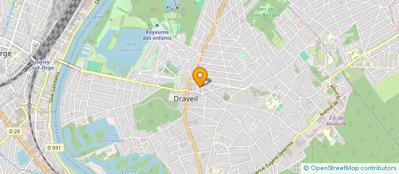 localisation de l'entreprise MIA SALON à DRAVEIL