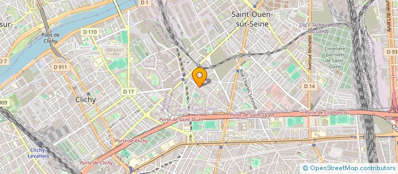 localisation de l'entreprise MIA TRANSPORT à SAINT-OUEN-SUR-SEINE