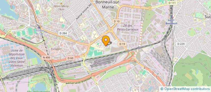 localisation de l'entreprise MIA TRANSWORD  BONNEUIL-SUR-MARNE