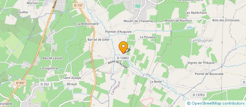 localisation de l'entreprise MIABATI  CARTELEGUE