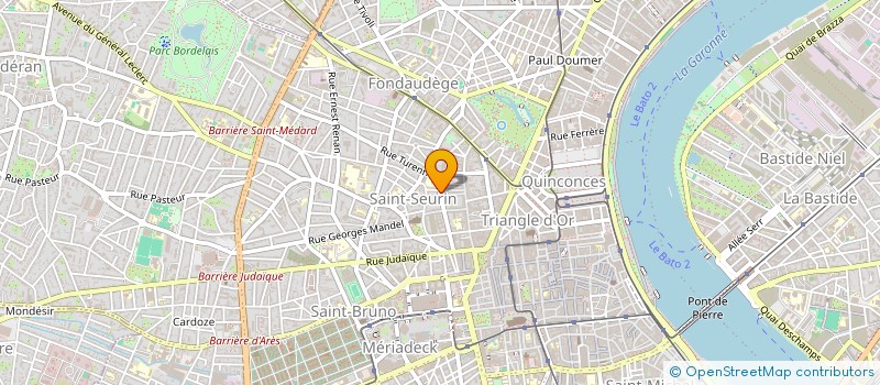 localisation de l'entreprise MIACAZ  BORDEAUX