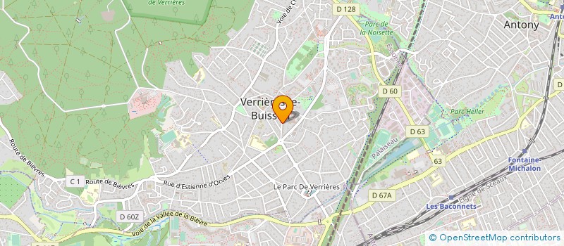 localisation de l'entreprise MIACYN à VERRIERES LE BUISSON