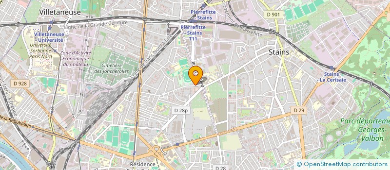 localisation de l'entreprise MIAH à PIERREFITTE-SUR-SEINE