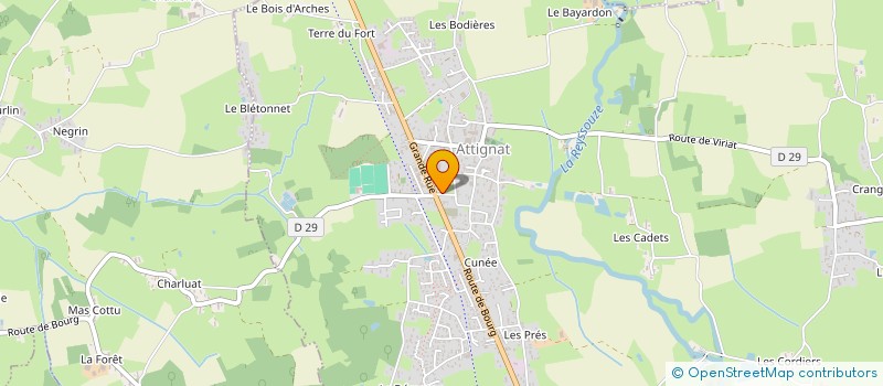 localisation de l'entreprise MIAKARI  ATTIGNAT