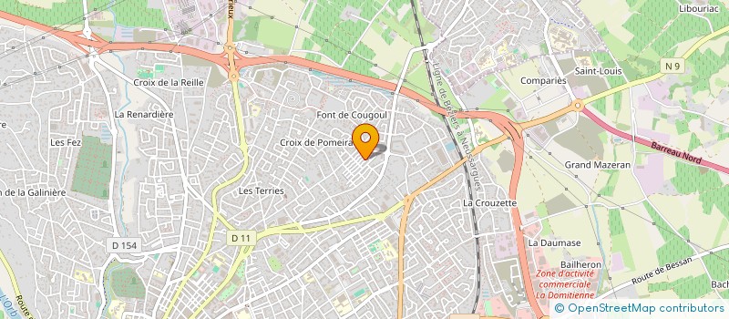 localisation de l'entreprise MIALA ILLUSTRATION à BEZIERS