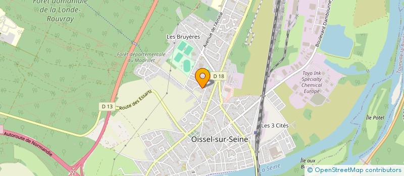 localisation de l'entreprise MIALENA  OISSEL