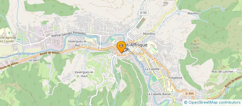 localisation de l'entreprise MIALET ENERGIE  ST-AFFRIQUE