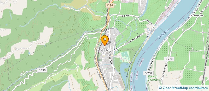 localisation de l'entreprise MIALLY PAYSAGE  MAUVES