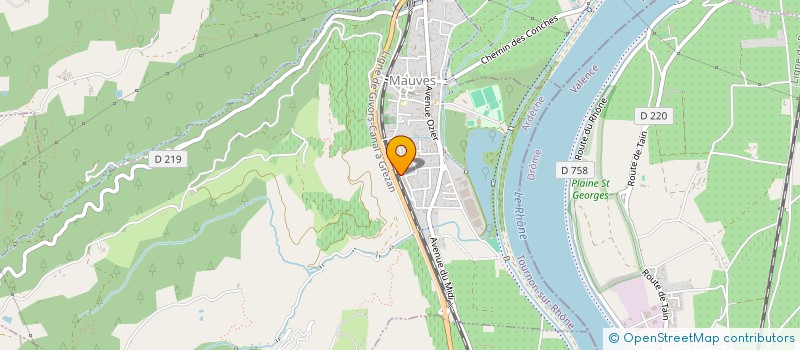 localisation de l'entreprise MIALLY PAYSAGE  MAUVES