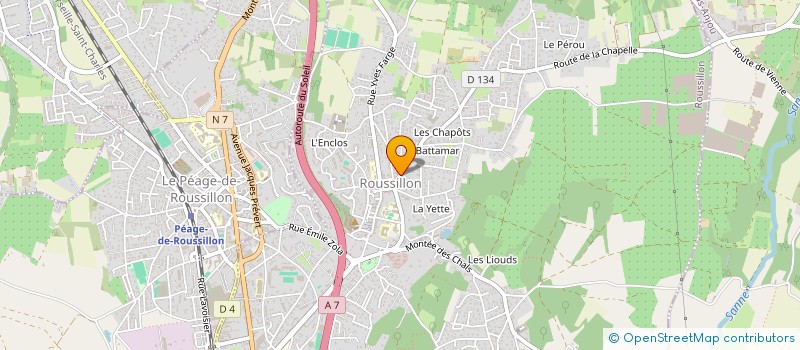 localisation de l'entreprise MIALON . ENERGIE  ROUSSILLON