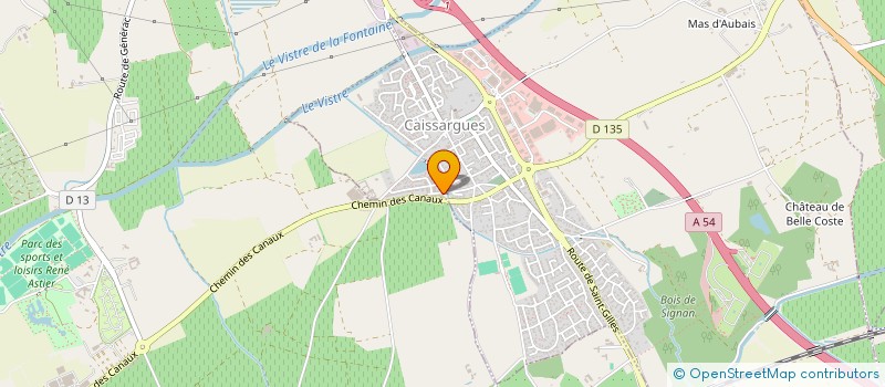 localisation de l'entreprise MIALON MONIQUE - LORCA PATRICK à CAISSARGUES