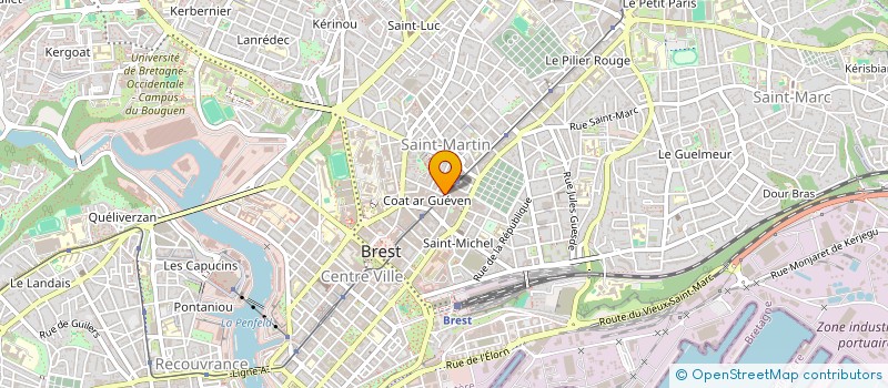 localisation de l'entreprise MIAM à BREST