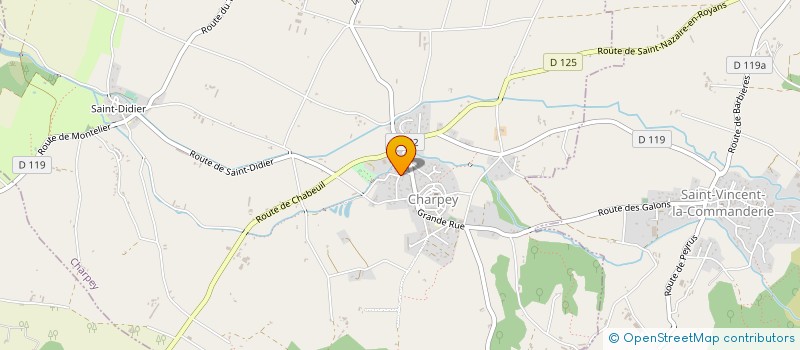 localisation de l'entreprise MIAM  CHARPEY