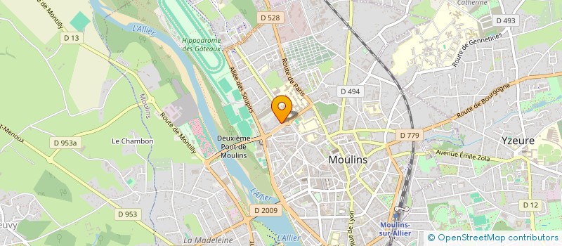 localisation de l'entreprise MIAM BOX à MOULINS
