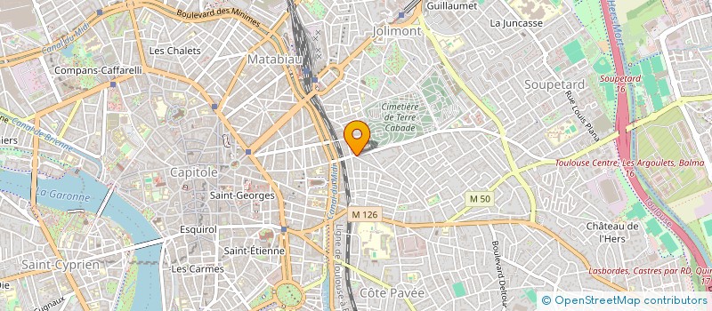 localisation de l'entreprise MIAM! CHEZ BASTIEN  TOULOUSE