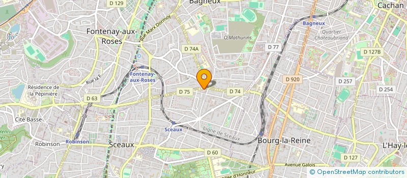 localisation de l'entreprise MIAM & CO à SCEAUX